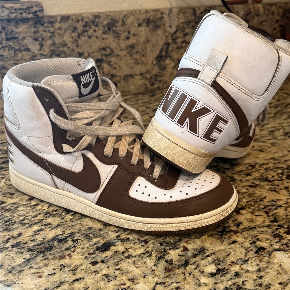 Nike Terminator High in the "Cacao Wow" color.